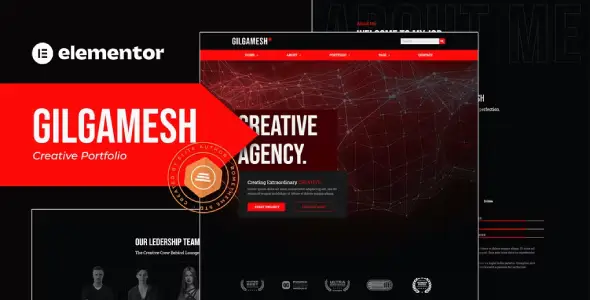 Gilgamesh – Creative Portfolio Elementor Template Kit